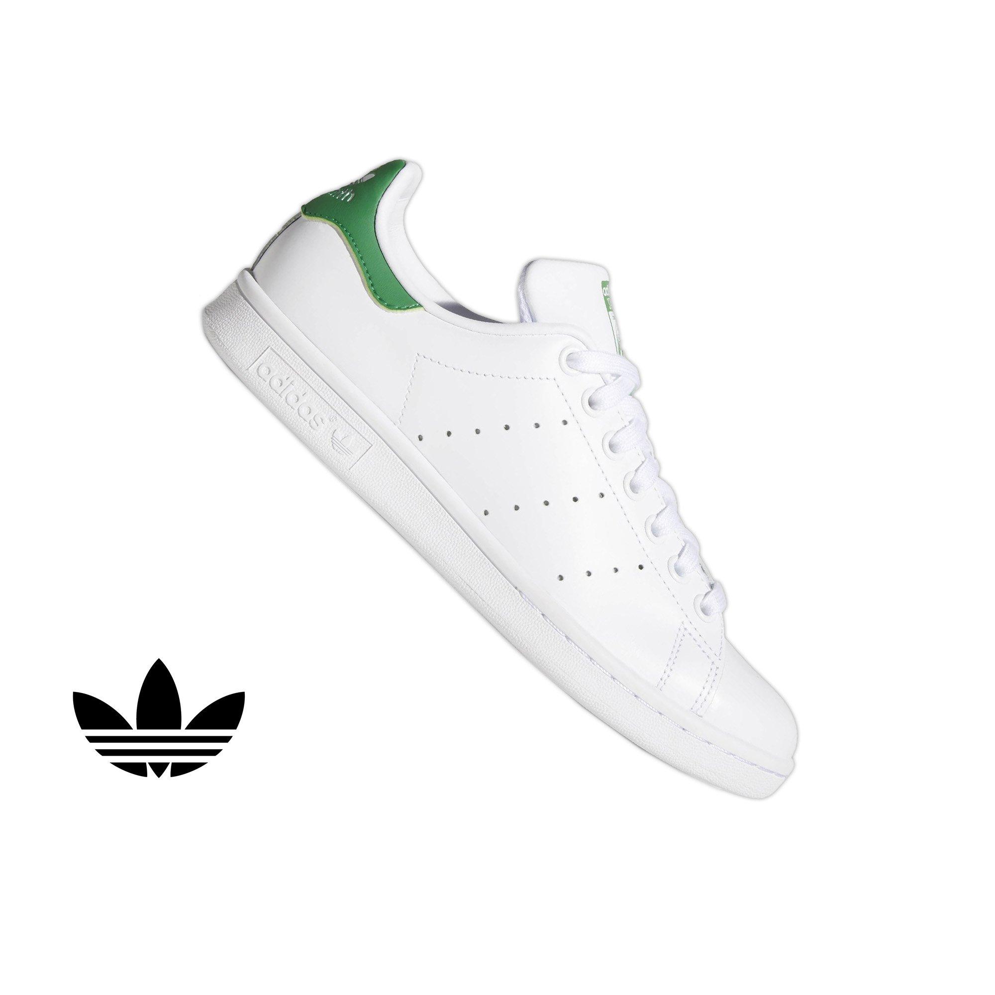 adidas Originals Stan Smith "Cloud White/Green" Women's Shoe - WHITE/GREEN